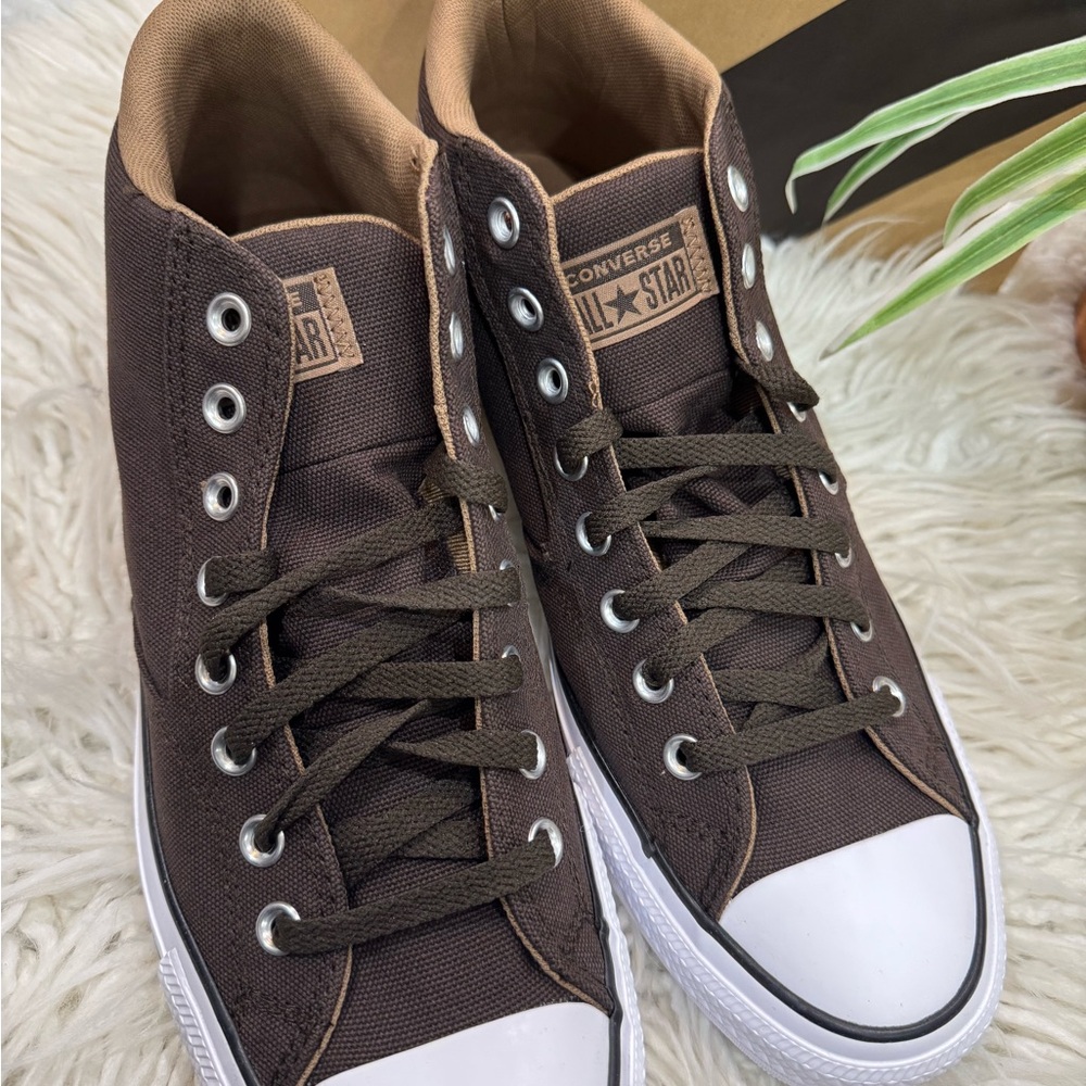Converse All Star Brown High-Top Sneakers - Picture 5 of 7